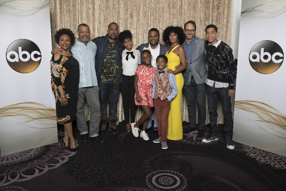 JENIFER LEWIS, LAURENCE FISHBURNE, KENYA BARRIS (EXECUTIVE PRODUCER), YARA SHAHIDI, MARSAI MARTIN, ANTHONY ANDERSON, MILES BROWN, TRACEE ELLIS ROSS, JONATHAN GROFF (EXECUTIVE PRODUCER), MARCUS SCRIBNER