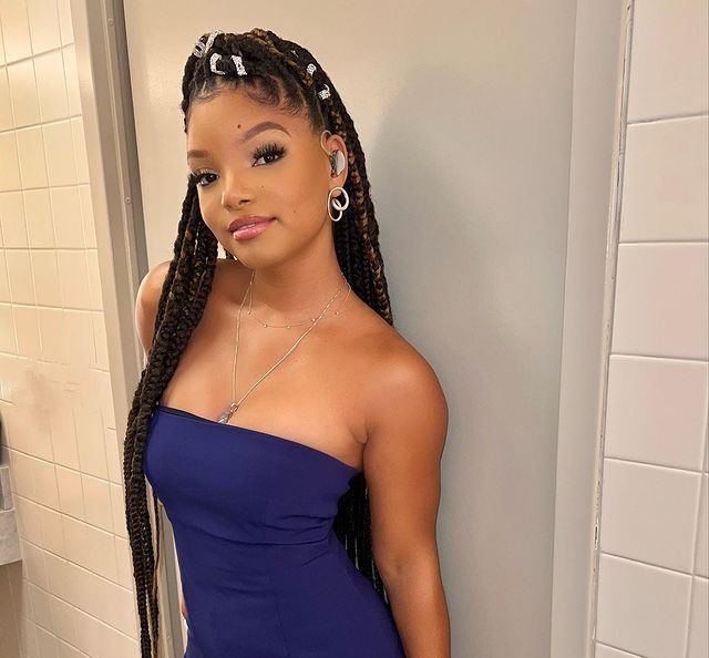 Halle Bailey Enjoys A Day At Walt Disney World Before Performing “part Of Your World” For Disney