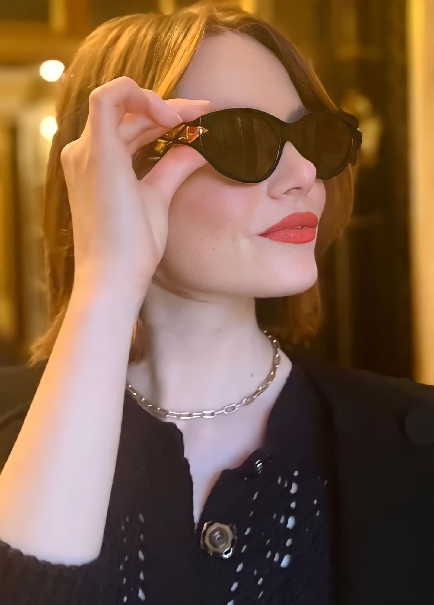 21metgala on X: Emma Stone attends the Louis Vuitton Womenswear