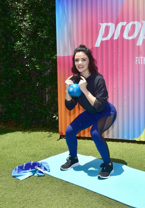 Lucy Hale Begins Training for Propel Co:Labs Fitness Festival