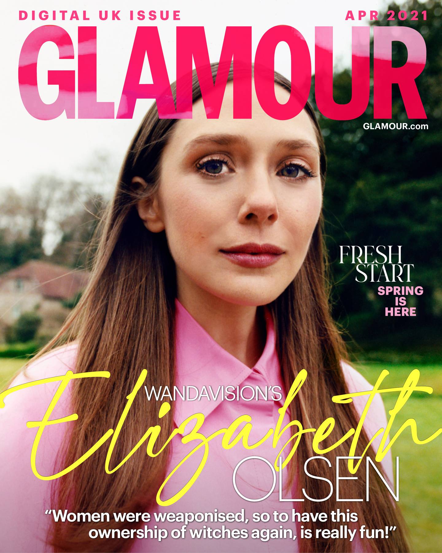 Elizabeth Olsen Covers the Digital Issue of Glamour UK – BeautifulBallad