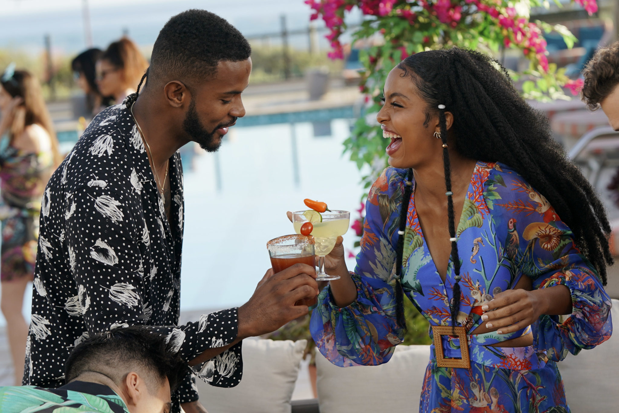 Zoey and Aaron Cheers to the Return of grown-ish on July 8