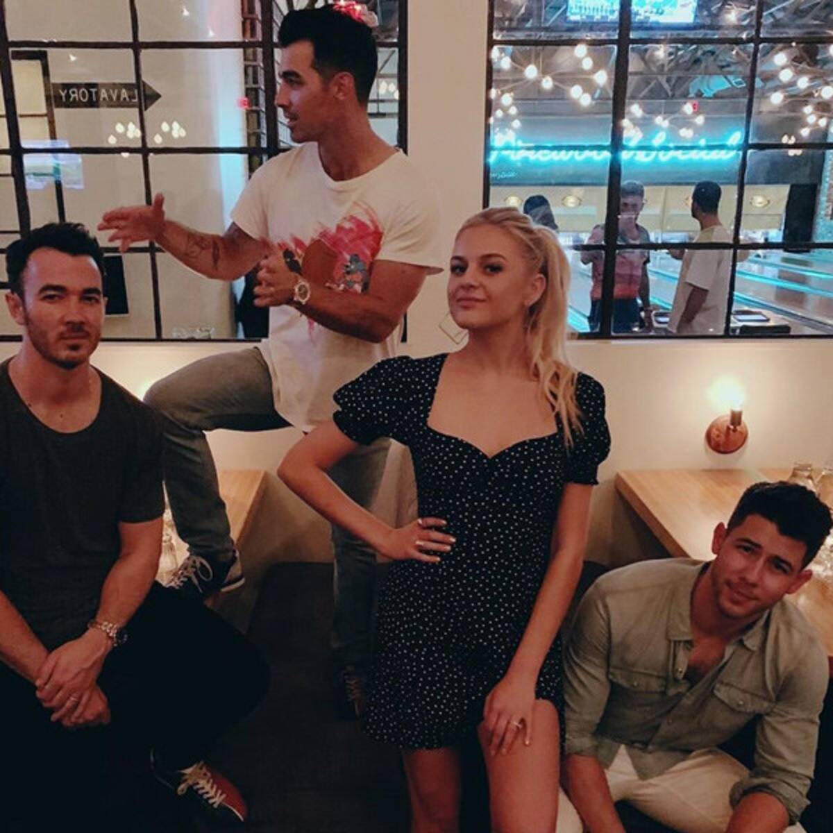 The Jonas Brothers and Kelsea Ballerini Perform at the CMT Artists of