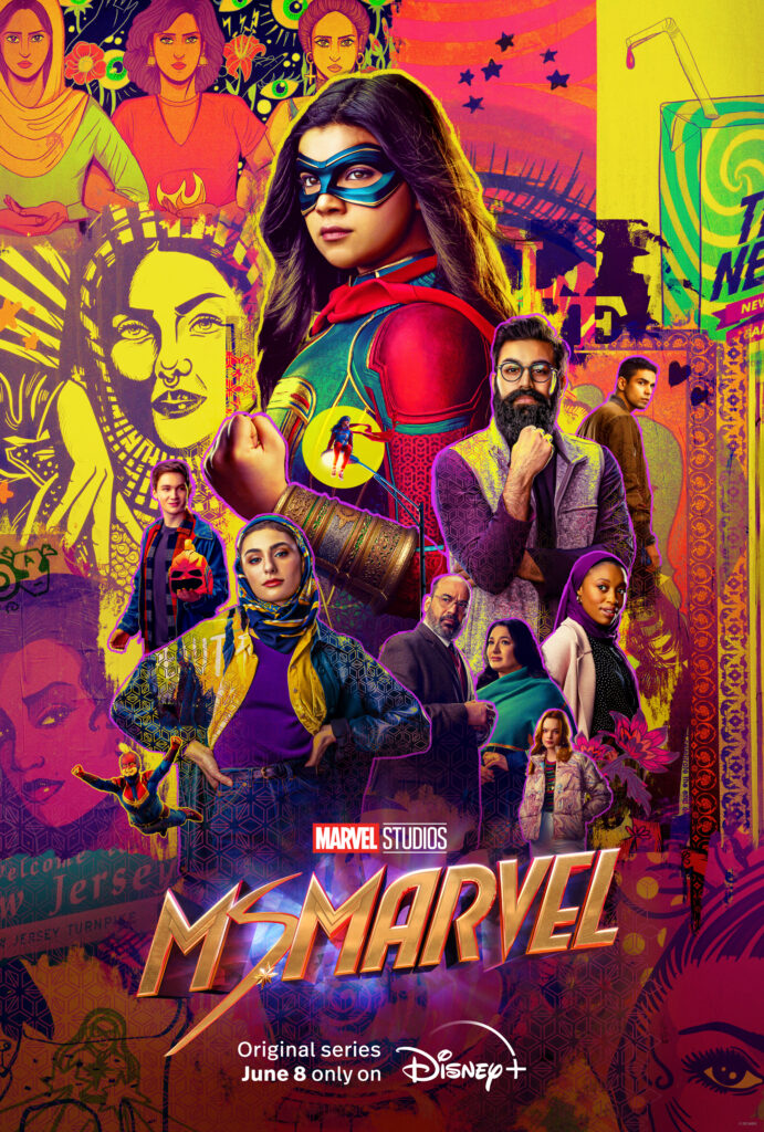 New Poster Brings the Ms. Marvel Cast into the Spotlight BeautifulBallad
