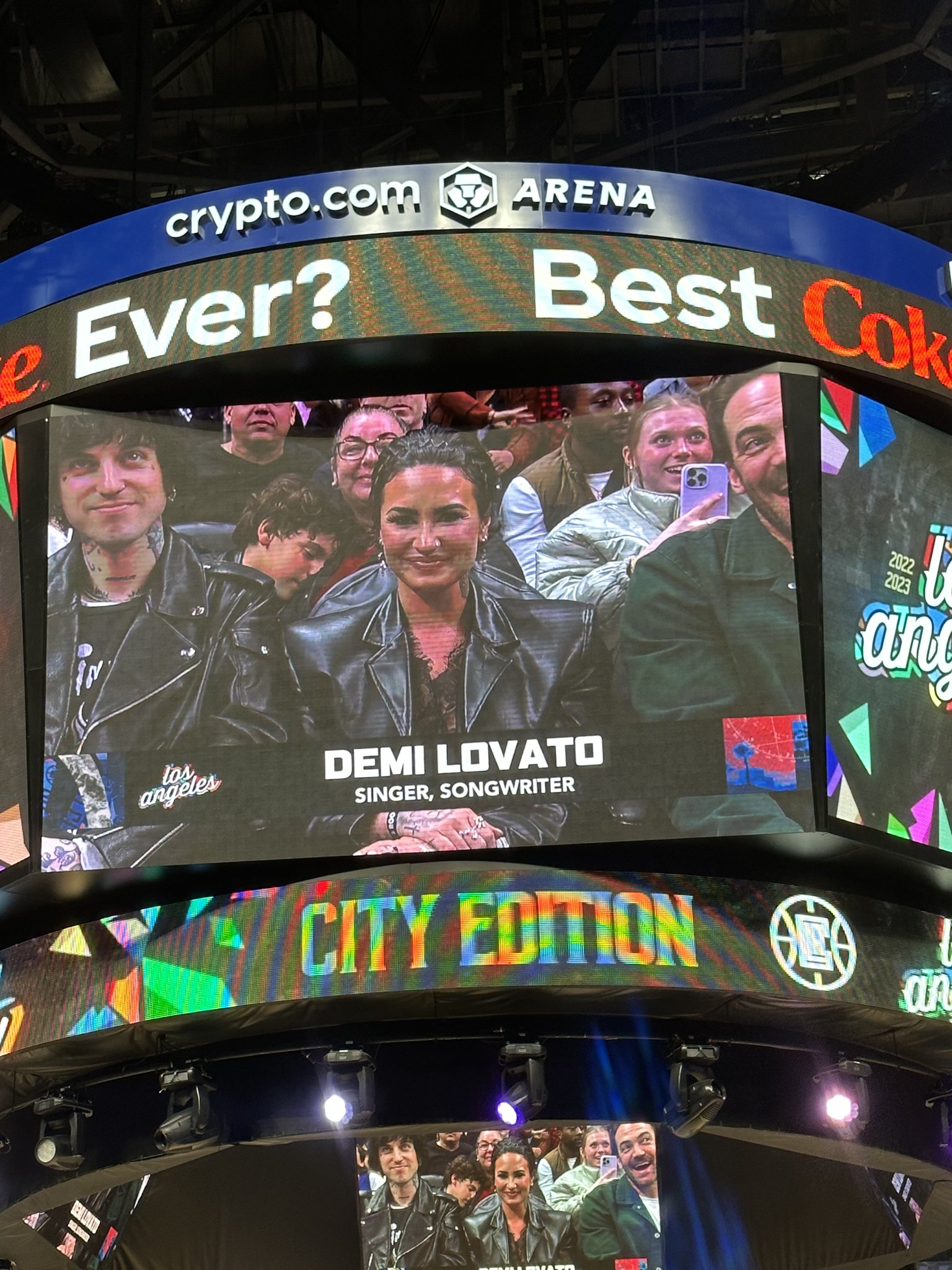 Demi Lovato Attends LA Clippers Game – BeautifulBallad