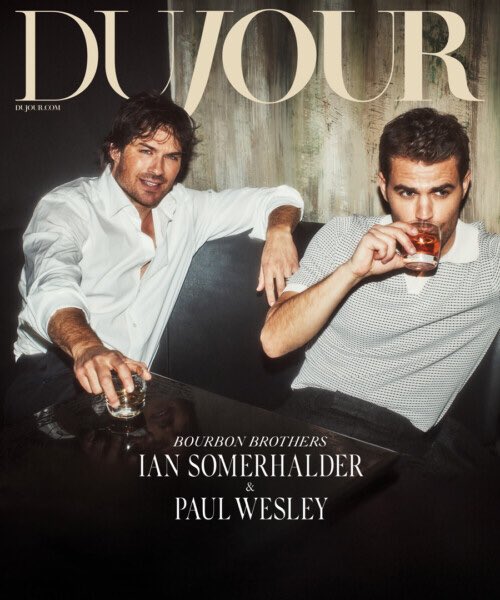 Paul Wesley and Ian Somerhalder Cover the November Issue of DuJour ...